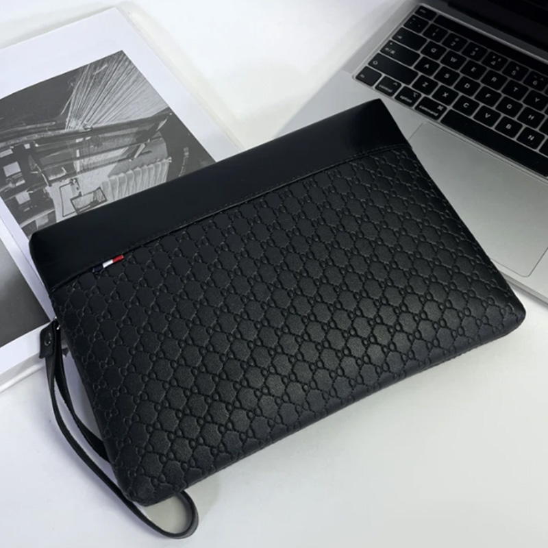 Leather Wallet Men - Bolso de negocios de diseñador, bolso