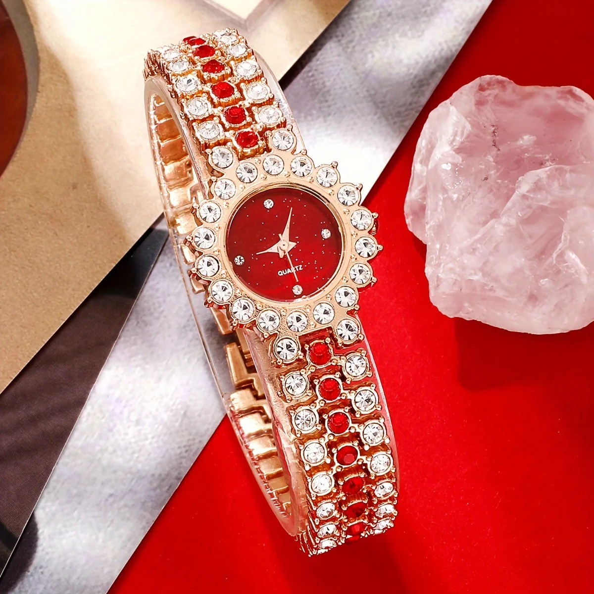 Luxury Gift Set - 2 unids/set reloj de mujer reloj