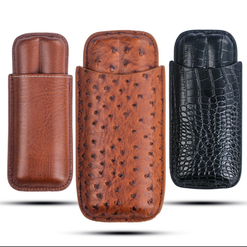 Premium Cigar Case - Estuche Portátil para Cigarros, Humidor para