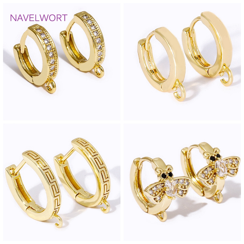 Luxury Gift Set - Accesorios de cierres de pendientes redondos