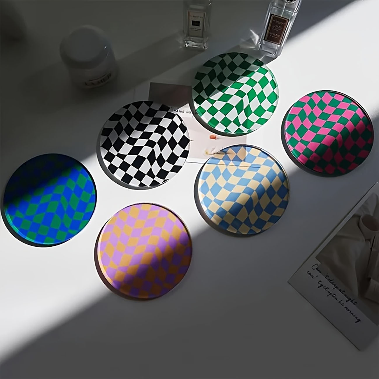 6 piezas - Posavasos de madera - Marble Coaster Set reseña y precio