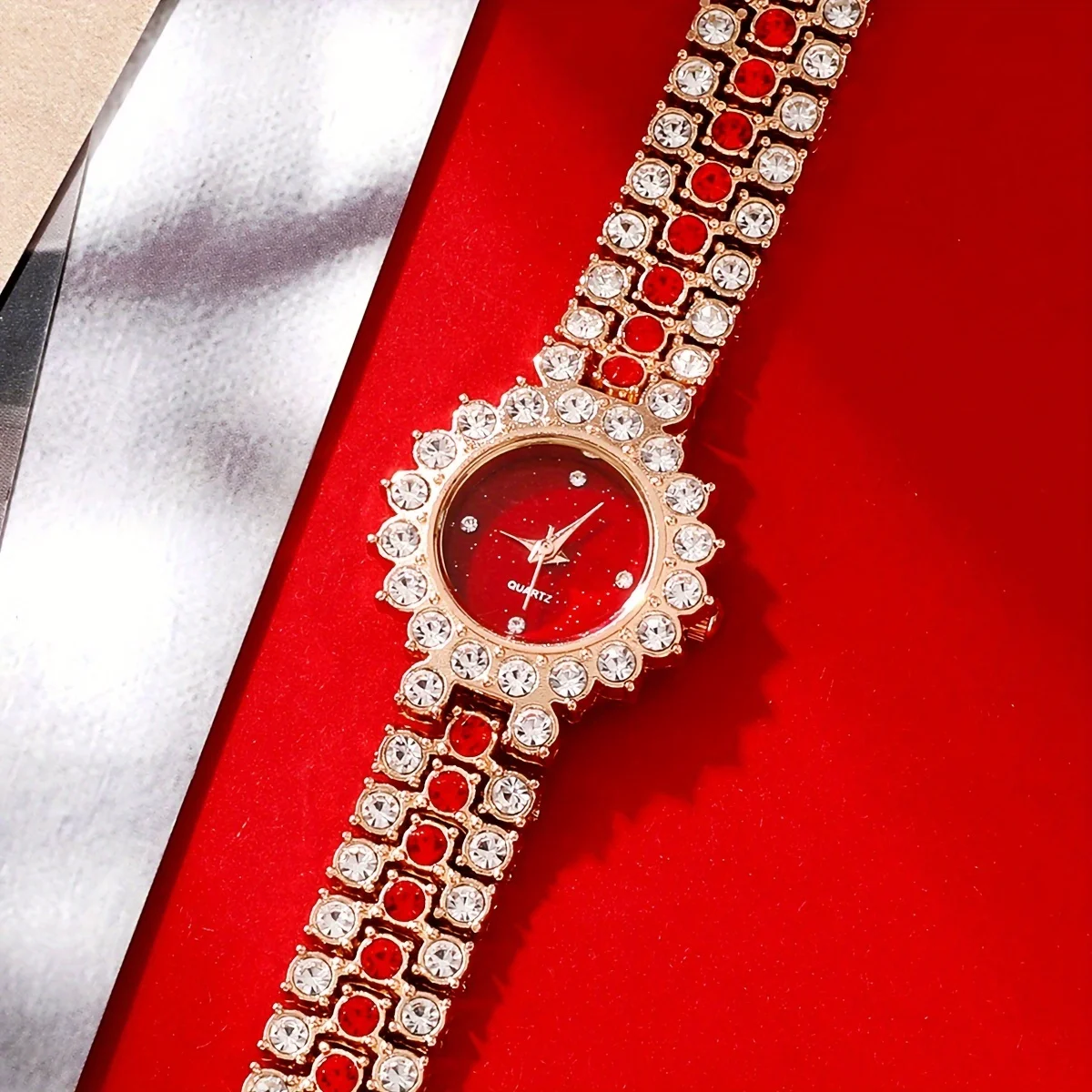 2 unids/set reloj de mujer rel - Luxury Gift Set reseña y precio