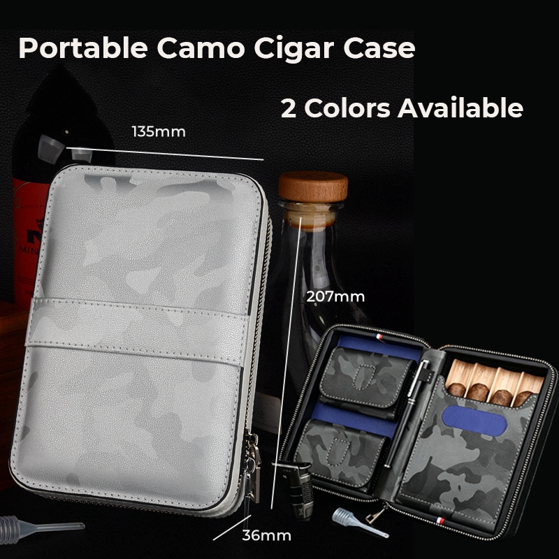 Estuche de Viaje de Cuero para - Premium Cigar Case reseña y precio
