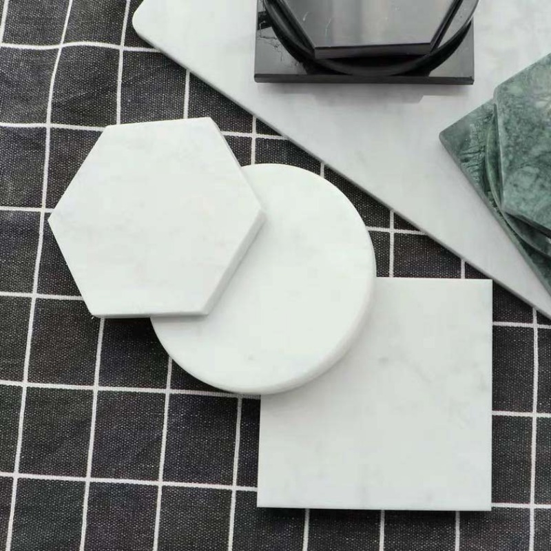 Posavasos de mármol redondos a - Marble Coaster Set reseña y precio