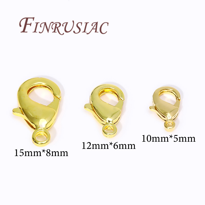 Cierres de langosta chapados e - Gold Plated Jewelry reseña y precio