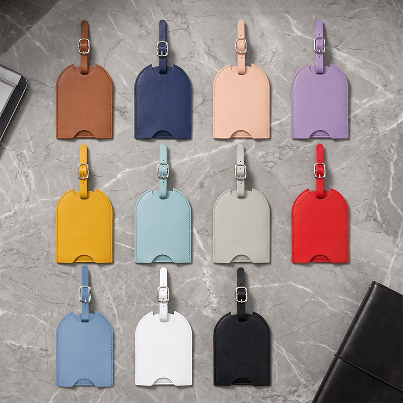 Etiqueta de equipaje de cuero  - Travel Luggage Set reseña y precio