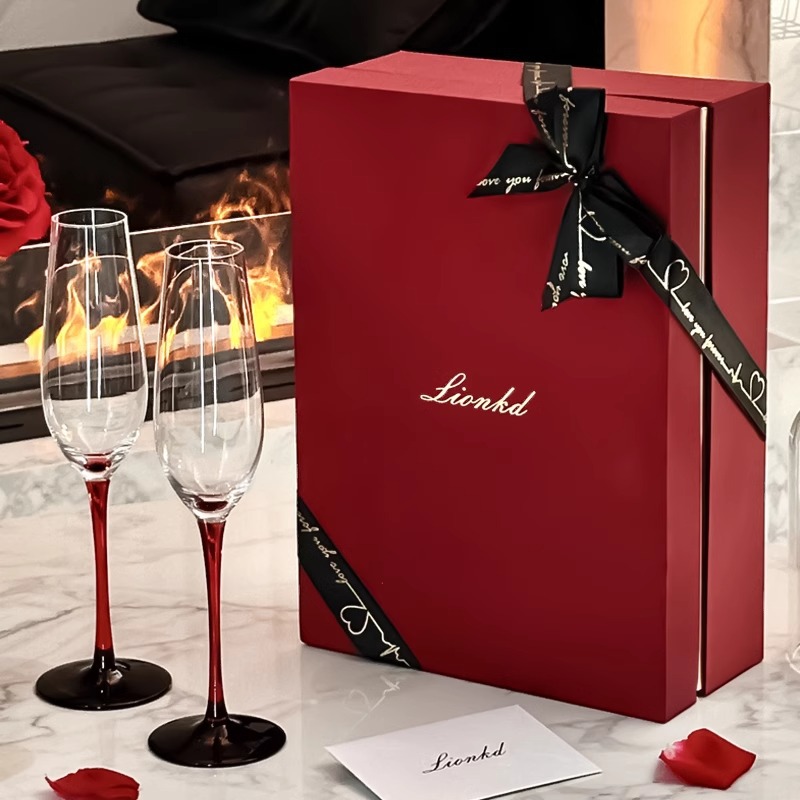 Copa de champán de cristal de  - Luxury Gift Set reseña y precio