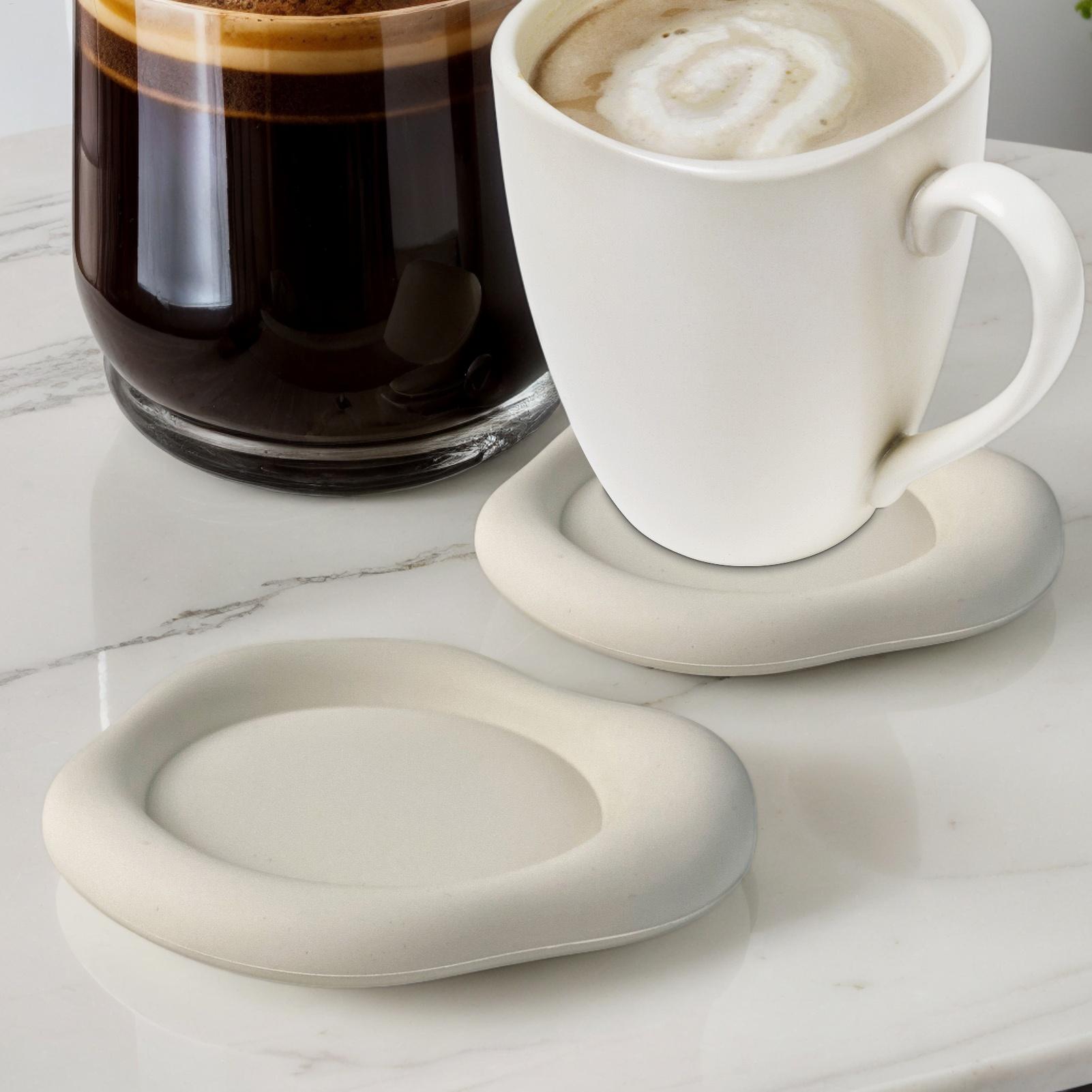 Posavasos de silicona antidesl - Marble Coaster Set reseña y precio
