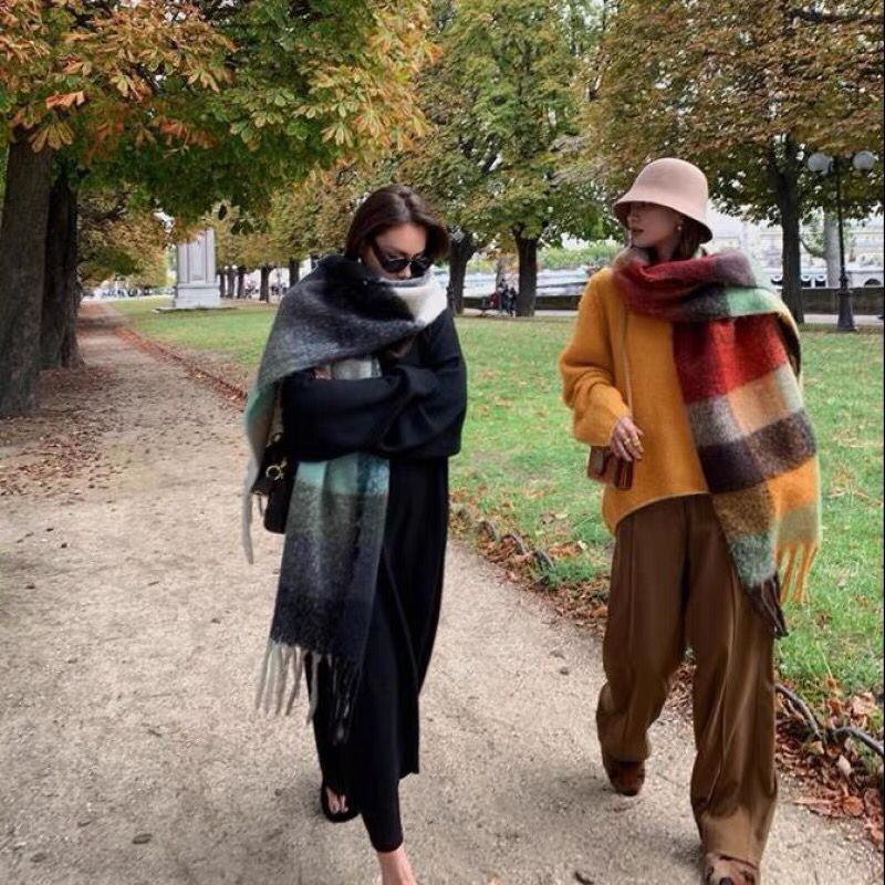 Bufanda gruesa y cálida de luj - Cashmere Scarf reseña y precio