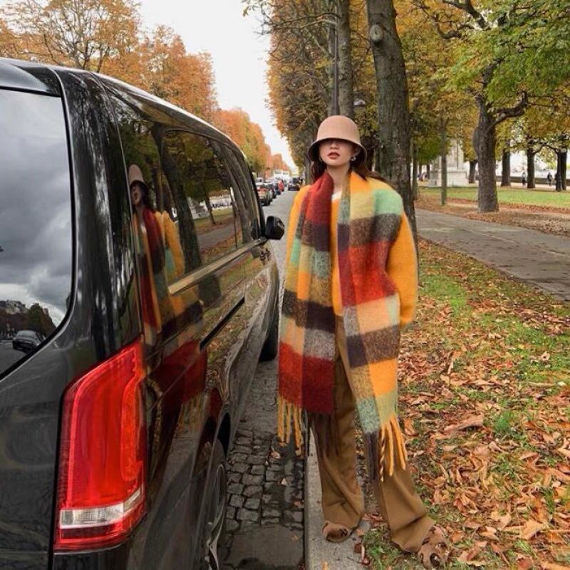 Bufanda gruesa y cálida de luj - Cashmere Scarf reseña y precio