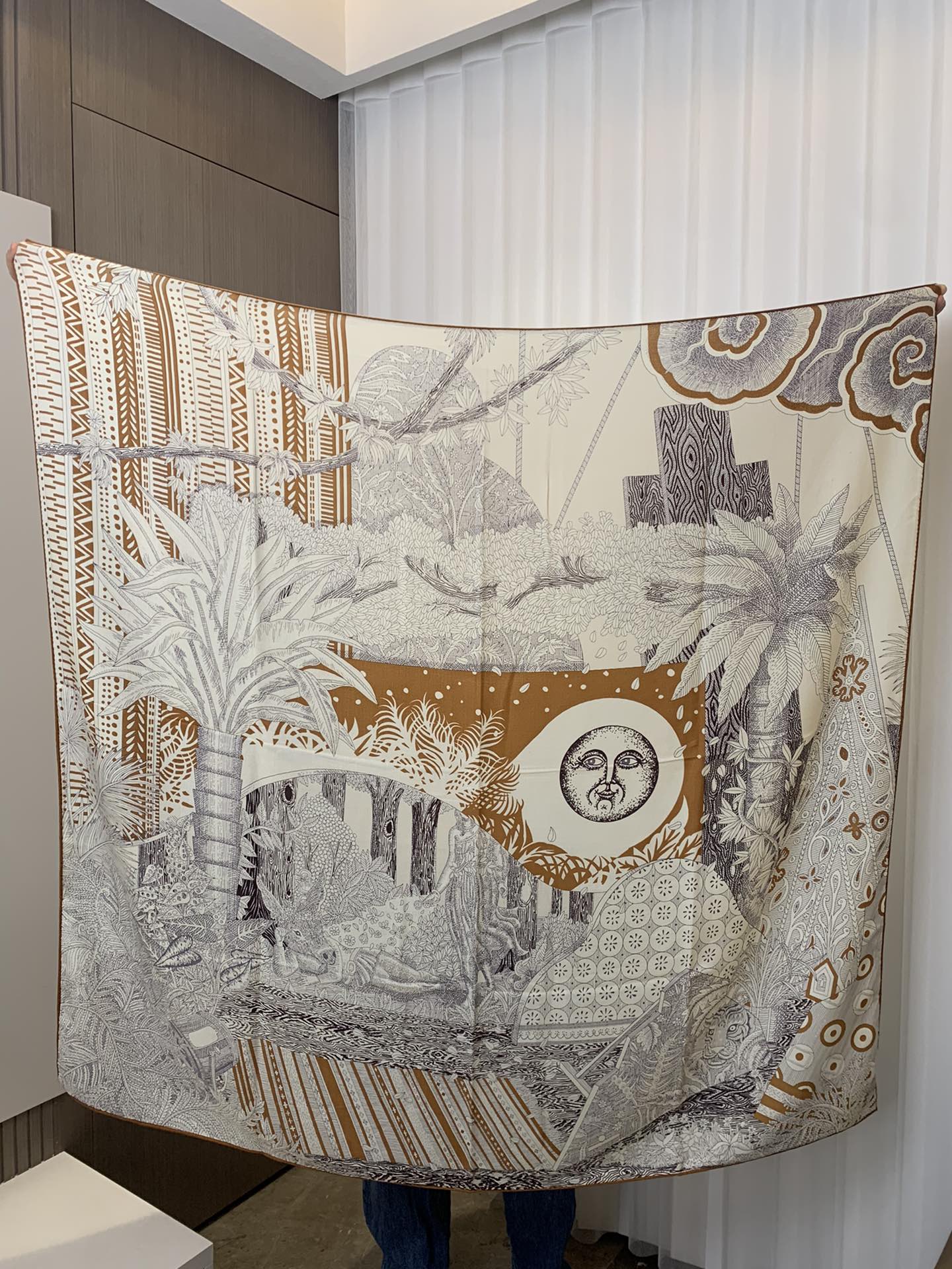 Bufanda grande cuadrada de lan - Cashmere Scarf reseña y precio